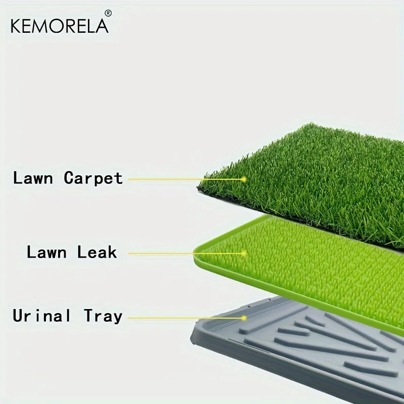 Artificial Grass Pee Pad Dog Grass Large Patch Potty That Can Be Washed Reusable Training Potty Pad Indoor Puppy Pee Potty Tray