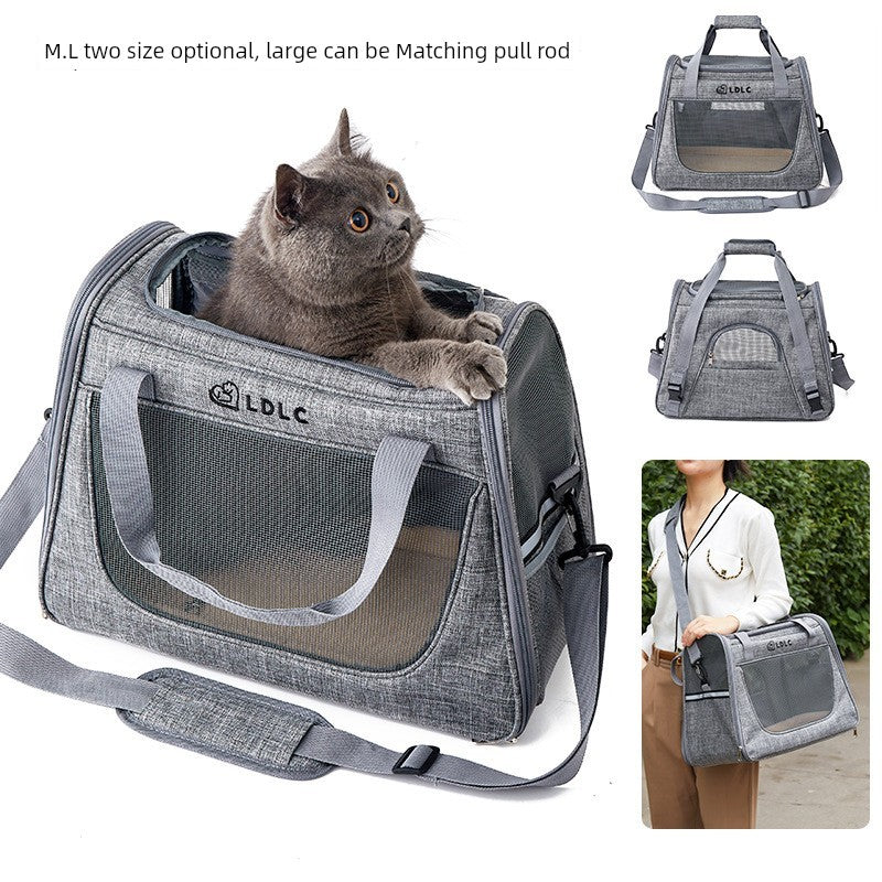 Anti-Scratch Crossbody Super Breathable Outerwear Teddy Pet Bag