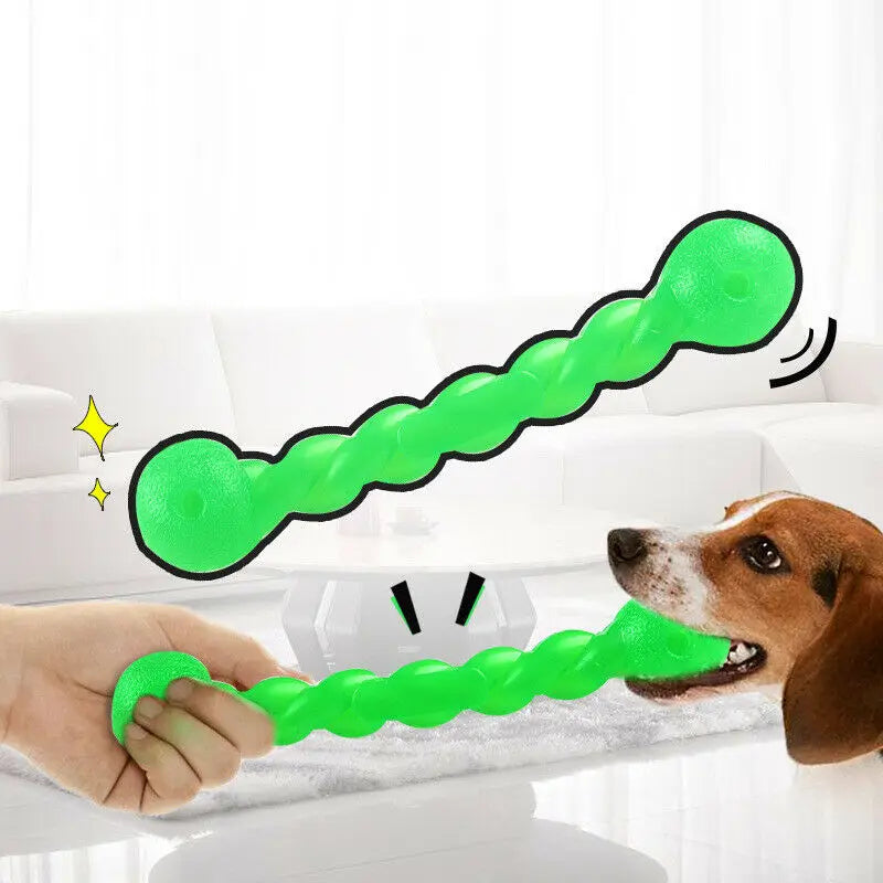 Pet Dog Training Interactive Toy Pet Funny Molar Stick Strong Rubber Durable Teeth Clean Toy Long Size Chew Toy For Meduim Large