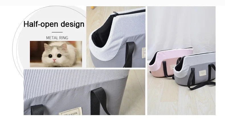 Pet Dog Carrier Backpack Breathable Comfort Outdoor Travel Bags for Small Cat Chihuahua Portable Single Tote Shoulder