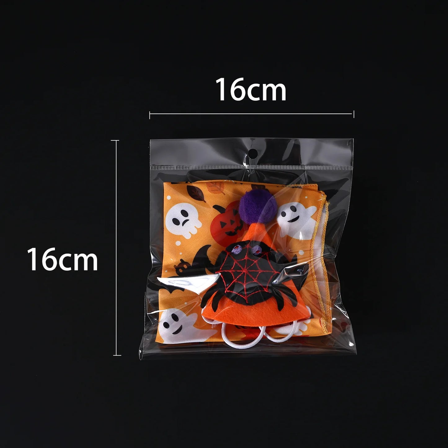 Conjunto de Halloween para mascotas, sombrero de murciélago, araña y calabaza, diadema con babero de encaje, bufanda triangular, accesorios para perros y gatos, lazos para cachorros y perros