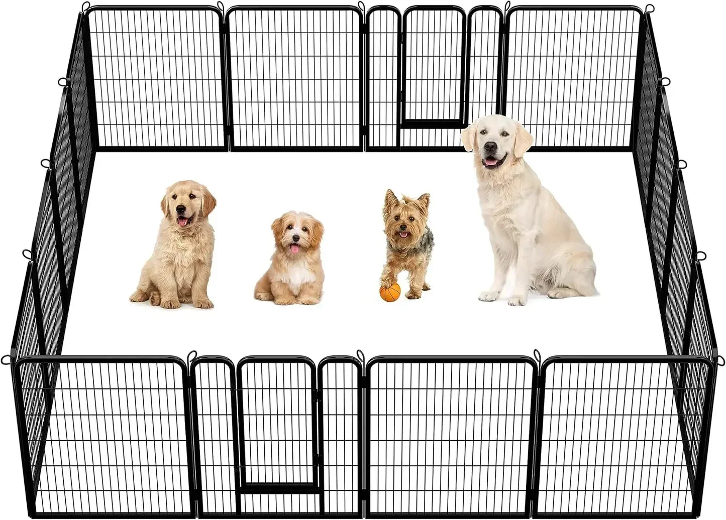 Dog Playpen Outdoor, Indoor Pen for Large/Medium/Small Dogs Animals Portable Playpen for RV Camping Garden Yard, Dog Fences