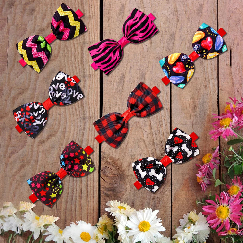 20PCS Dog Bluk Bow tie Fashion Dog Supplies Small Dog Cat Bowties Pet  Accessories For Dogs Accessories Pet Supplies Dogs