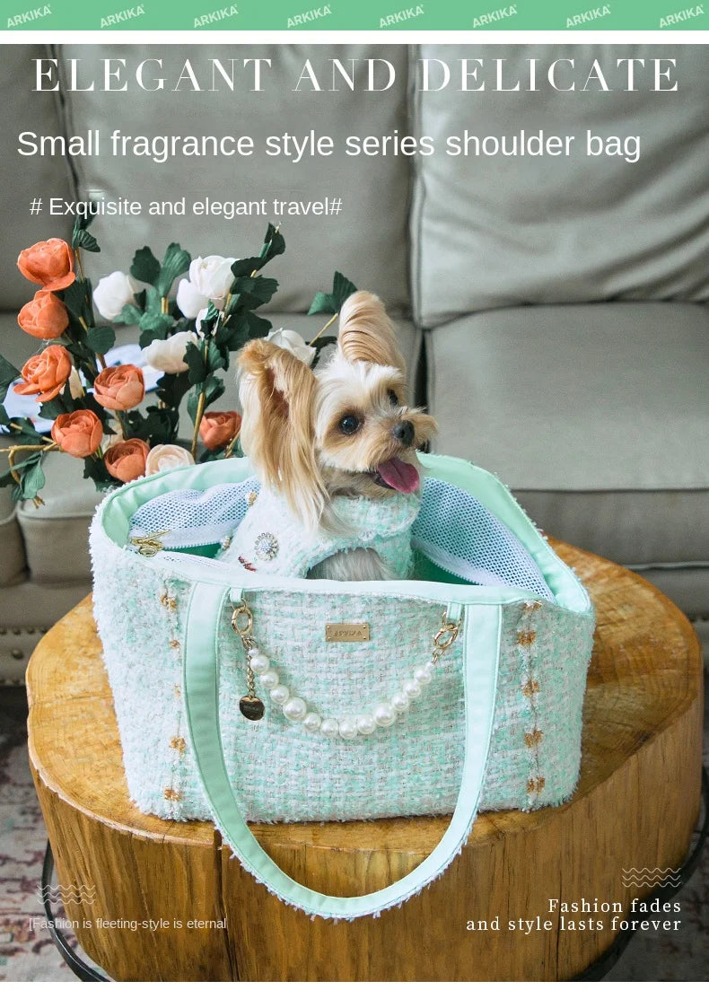 Puppy Carrier Dog Walking Bags Pets Dogs Accessories Bags Lace Mini Carrier Bag for Cat Cute Backpack Chihuahua Pet Products