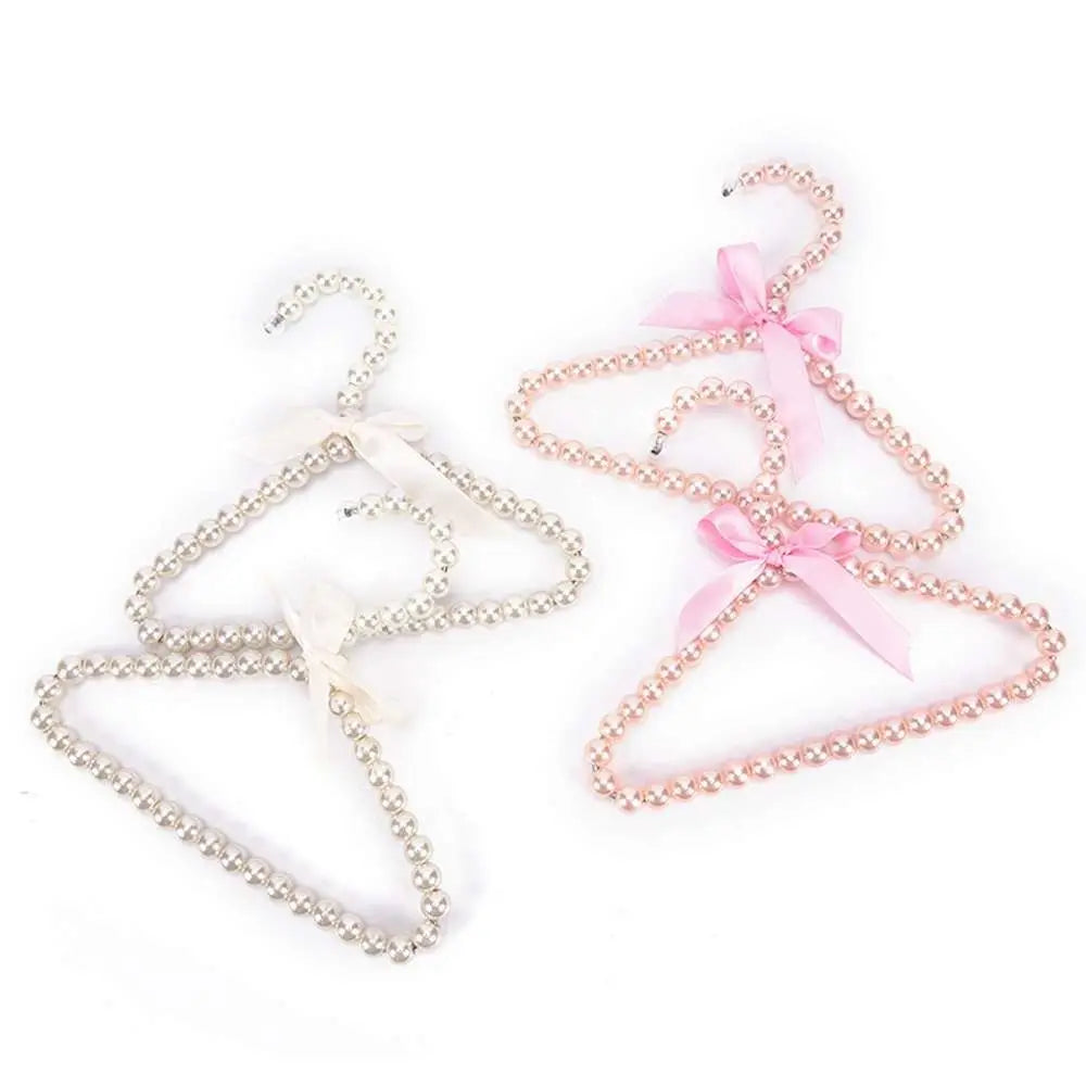 Plastic Dog Clothes Girl Heart Pearl Hanger Shelf Cat Clothes Pet Supplies Hanger Dog Accessories for Small Dogs Pet Supplies