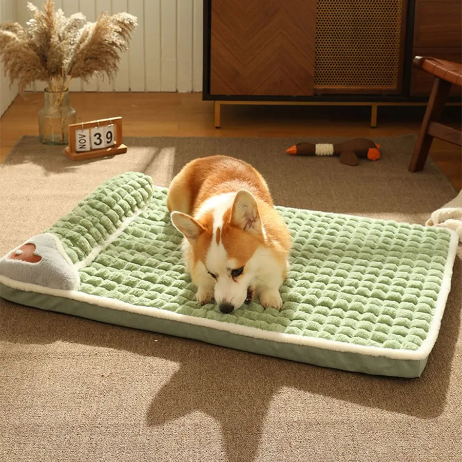 Pet Dog bed mat Protect cervical spine Detachable Dog house indoor For small medium large dogs bed Comfort Coft Pet supplies