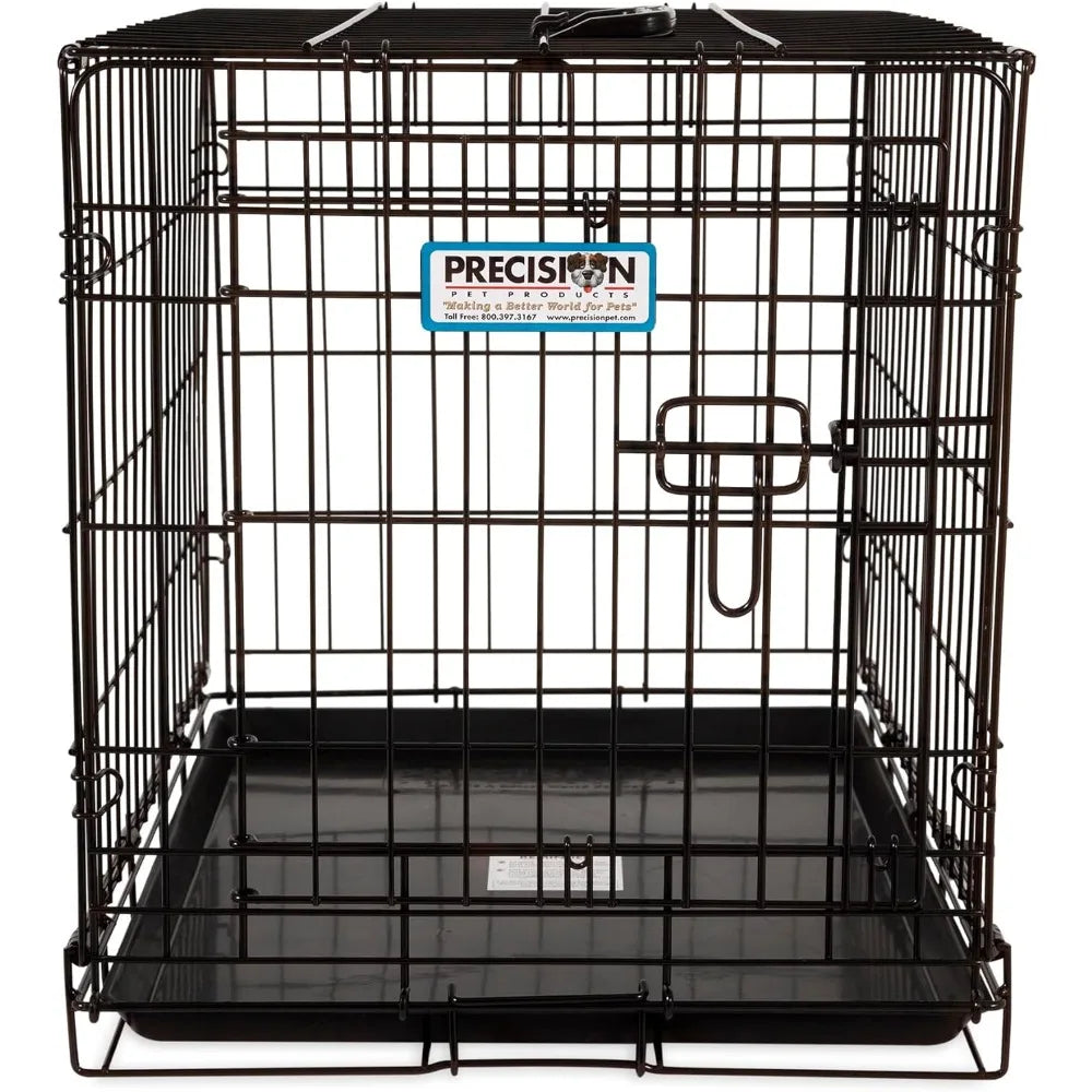 Precision Pet Products One Door Provalue Wire Dog Crate, 24 Inch, For Pets 15-30 lbs, With 5-Point Locking System