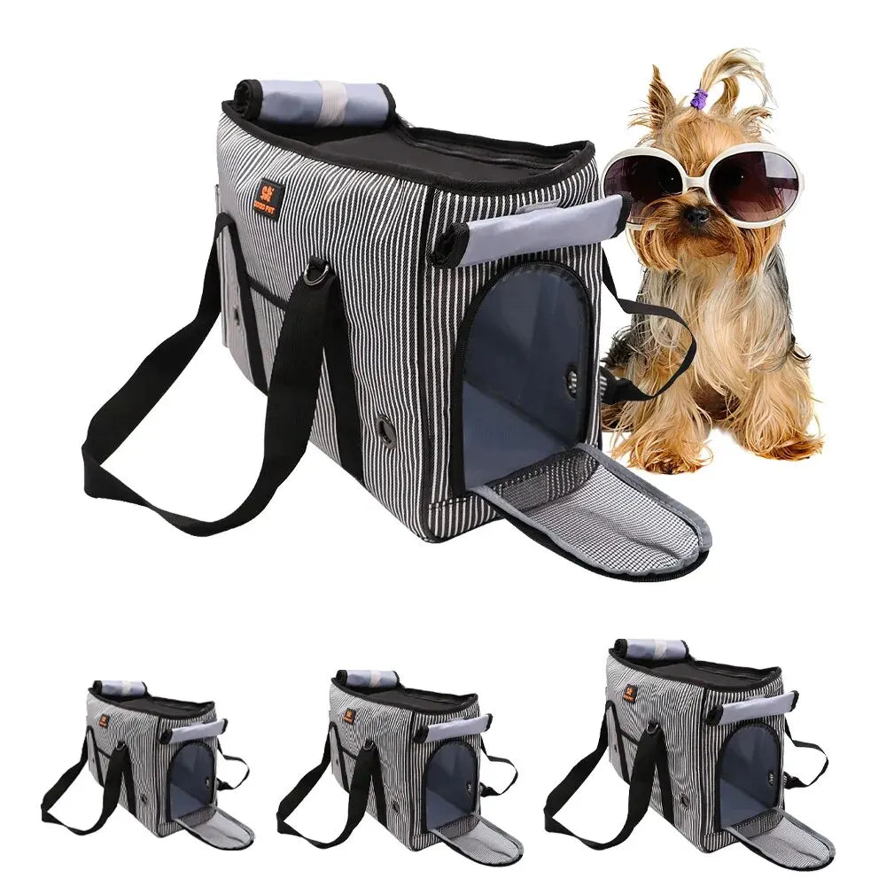 Portable Pet Dog Bags Car Travel Handbag Shoulder Bag for Cats Dogs Kennel