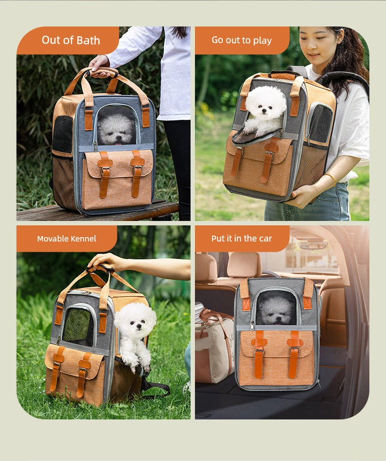 Portable Large Capacity Small Size Dogs Anti-Stress Breathable Dog Bag