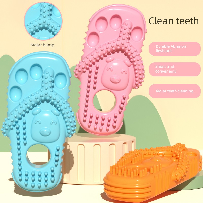 Slippers Tooth Cleaning Self-Hi Handy Gadget Medium and Large Pet Dog