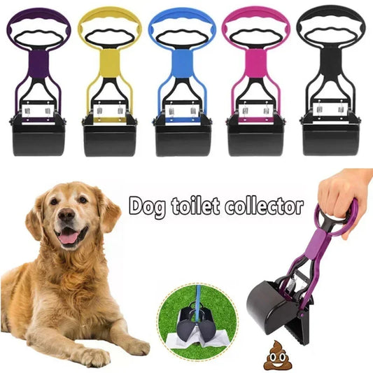 Pet Pooper Scooper Dogs Shit Clip Long Handle Jaw Poop Scoop Outdoor Animal Feces Cleaner Picker Excrement Collector Clean Tools