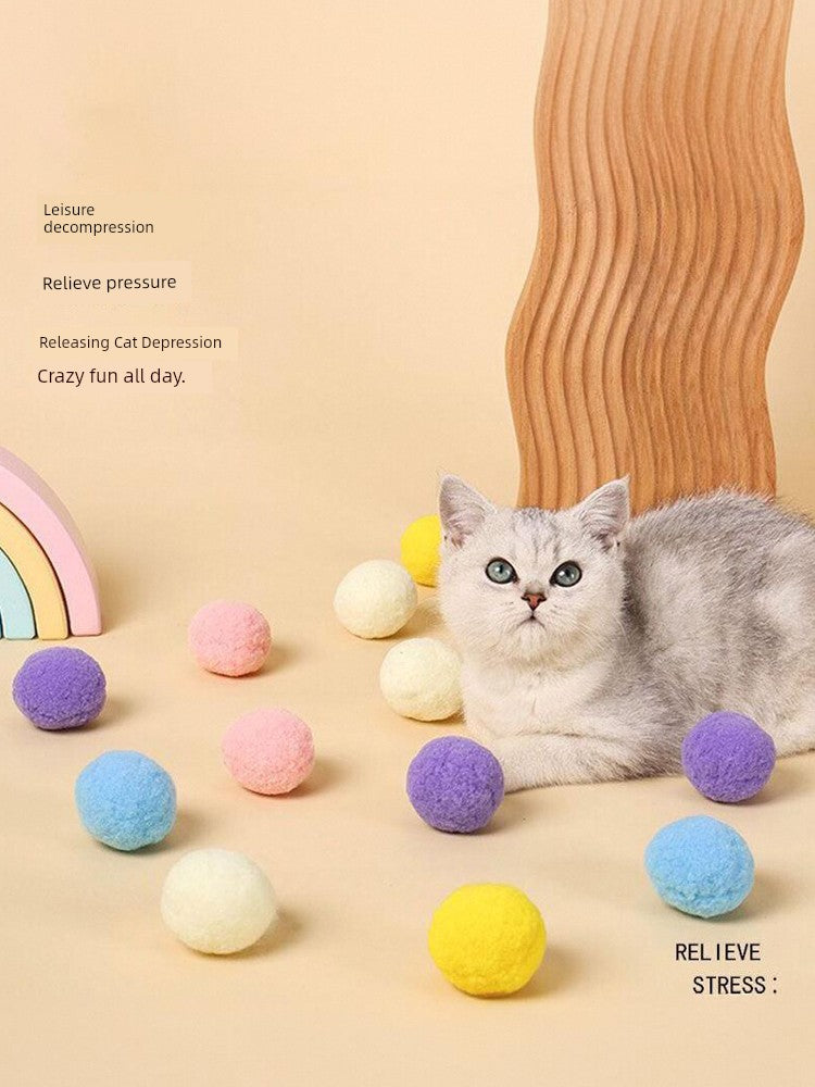 6cm Macaron Double Color Ball Large Scratch-Resistant Cat