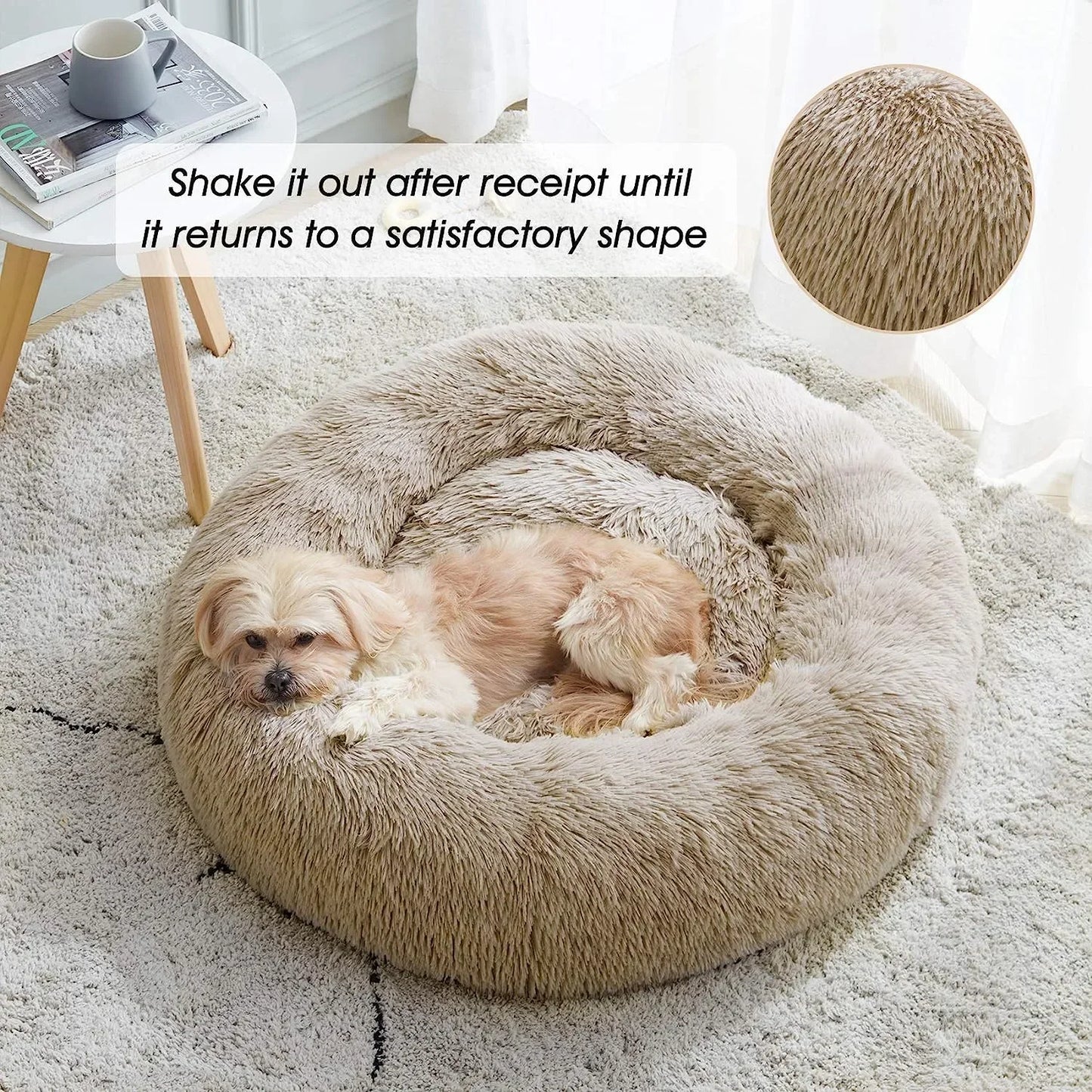 Super Cat Bed Warm Sleeping Cat Nest Soft Long Plush Best Pet for Dogs Basket Cushion Mat Animals Sleeping