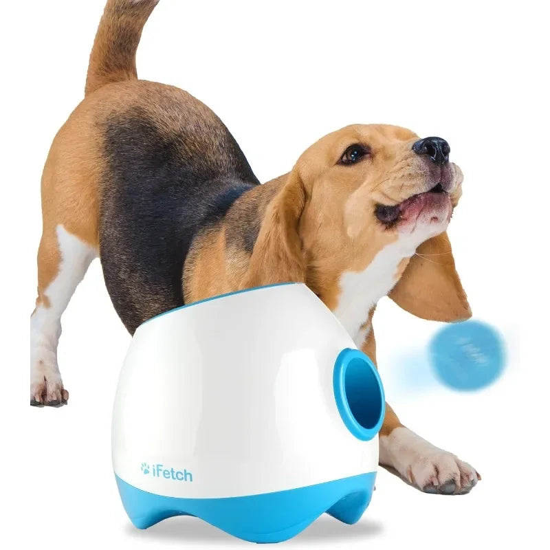 iFetch Too Automatic Dog Ball Launcher for Medium to Large Dogs, Indoor/Outdoor Dog Toy Thrower, Includes 3 Standard Size