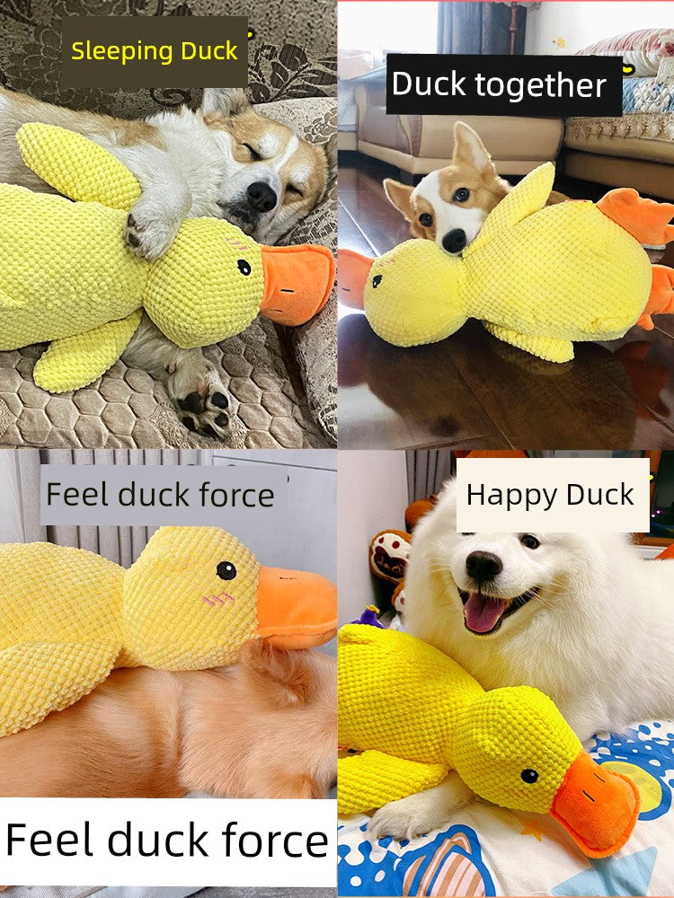 Small Yellow Duck Relieving Boredom Handy Gadget Corgi Pet Dog Dog