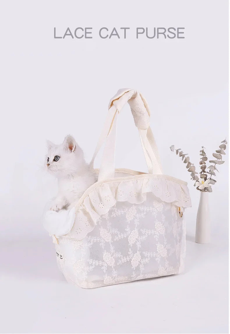 Puppy Carrier Dog Walking Pets Accessories Bags Cat Handbag Handheld Car Seat Pet Carrying Shoulder Bags for Cute Small Dog