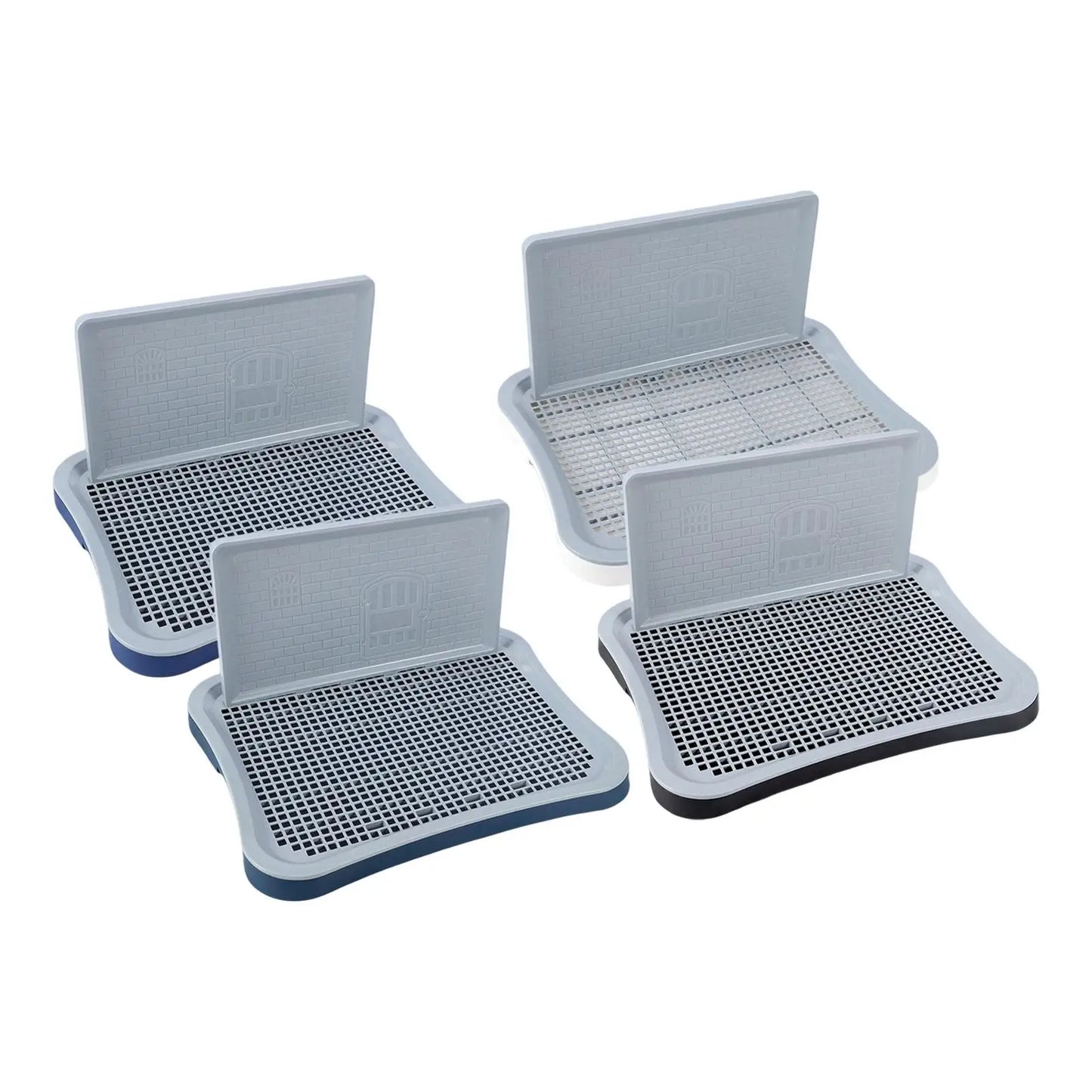 Dog Toilet Dog Potty Tray Lattice Keep Paws and Floors Clean Puppy Toilet Pet Training Toilet Tray for Small and Medium Dogs