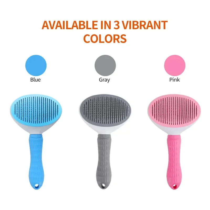 Brosse à poils de chat pour animaux de compagnie Peigne pour chien Toilettage et soins Brosse pour chat Peigne en acier inoxydable pour poils longs Nettoyage de chien Animaux de compagnie Chat Accessoires pour chiens