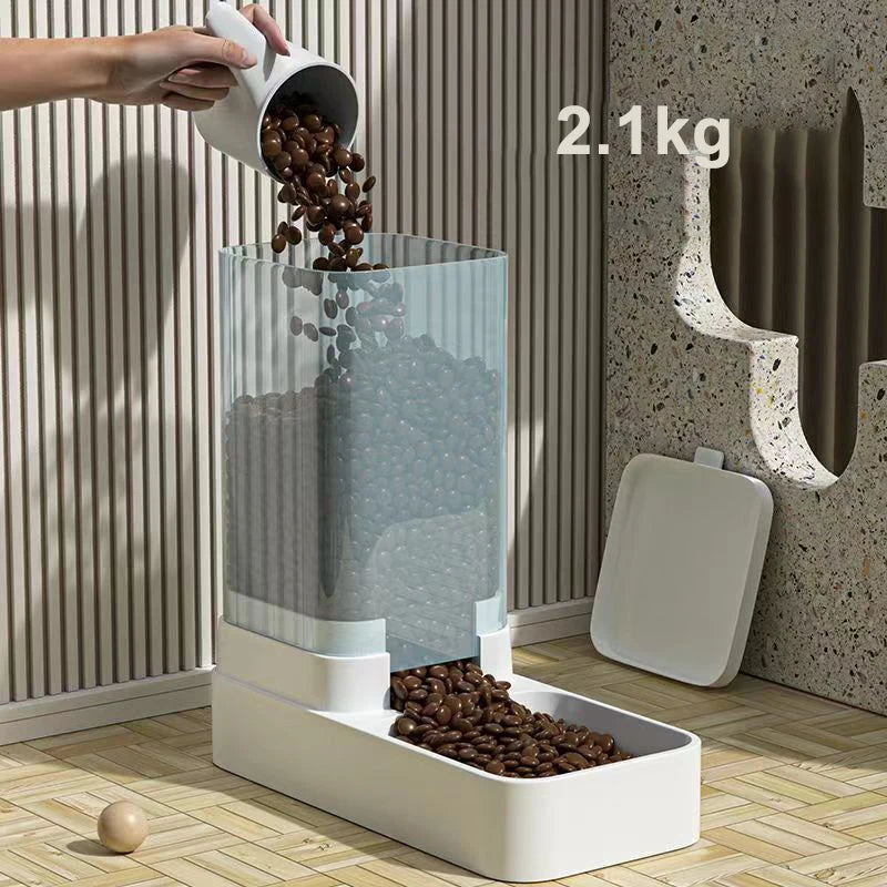 Automatic Pet Feeder Large Capacity Pet Water Dispenser for Dogs Cats Durable Cat Drinker Dog Feeder Food Storage Dispenser