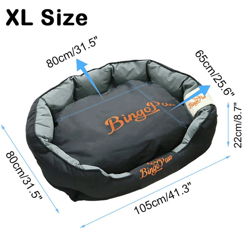 Waterproof XXL XL L Orthopedic Sofa Dog Bed Pet Mat Kennel Washable Pet Puppy Basket Cushion Removable fr Small Medium Large Dog