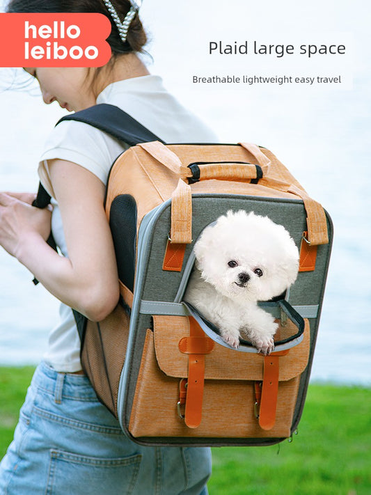 Portable Large Capacity Small Size Dogs Anti-Stress Breathable Dog Bag