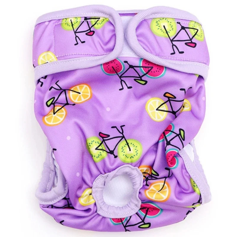 Washable Female Dog Diapers Reusable Dog Panties Menstruation Pet Physiological Safety Pants Adjustable Cat Diapers Pet Supplies