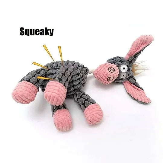 Immortal Squeaker Plush Toy for Aggressive Chewers Dropship Dog Toys for Grinding Teeth Dog Toy Pet Product Puppy Dogs Bite Doll