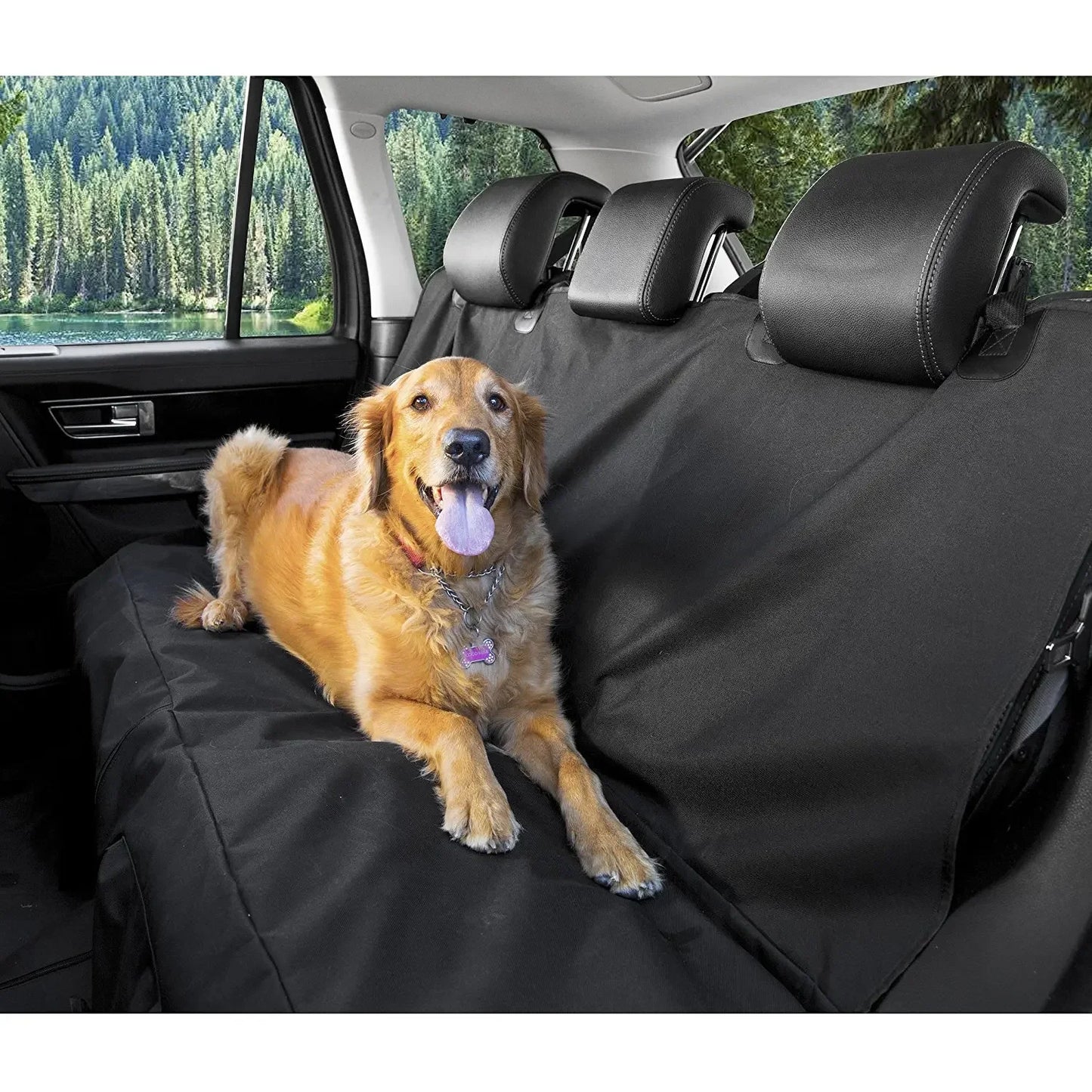 Dog Car Seat Cover Waterproof Pet Carrier Backseat Cushion Mat for Dogs Folding Cat Hammock Trunk Rear Back Seat