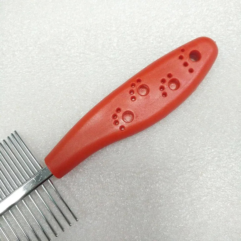 Two-sided Dog Comb Hair Removal Brush Flea Comb Cats Pet Supplies Grooming Fine-toothed Pet Comb Cleaning Tool Dogs Lice Brush