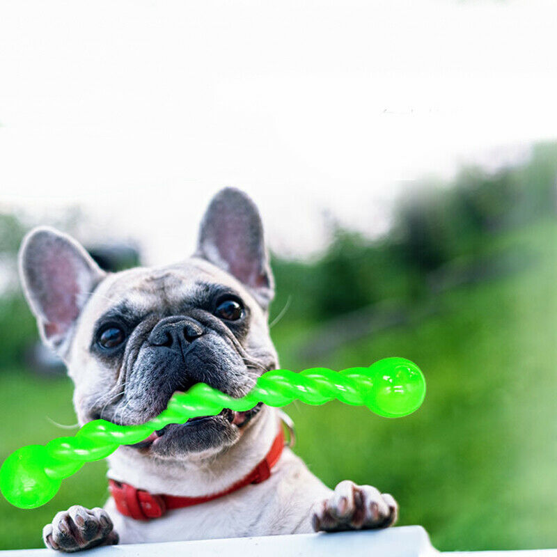 Pet Dog Training Interactive Toy Pet Funny Molar Stick Strong Rubber Durable Teeth Clean Toy Long Size Chew Toy For Meduim Large