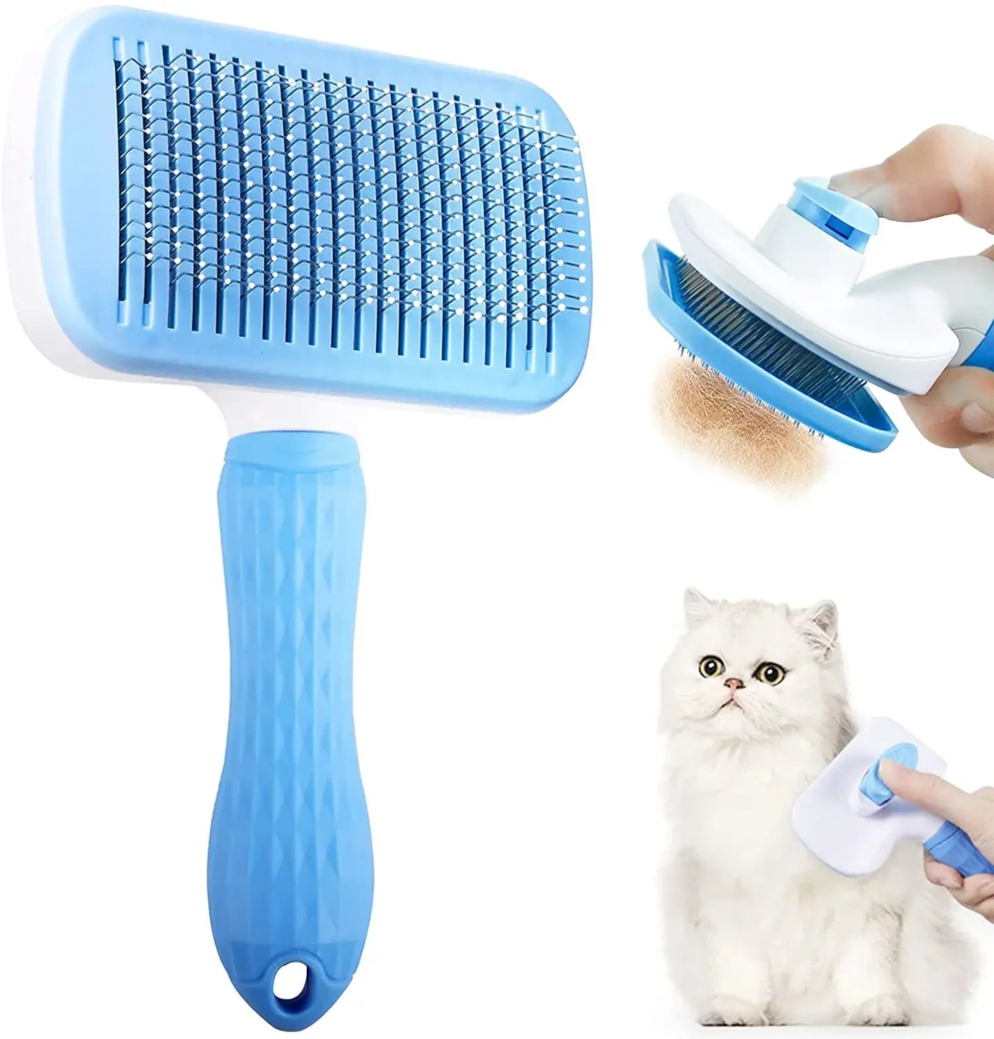 Dog Hair Remover Brush Cat Dog Hair Grooming And Care Comb For Long Hair Dog Pet Removes Hairs Cleaning Bath Brush Dog Supplies