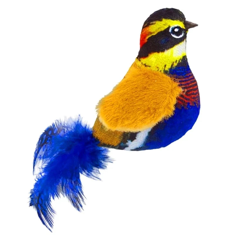 Toy Indoor Interactive Birds Toy for Cat Chasing Teasing Toy