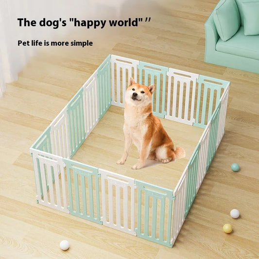 Pet Fence Dog Fence Fence Cage Small Dog Indoor Plastic Eco-friendly Kennel No Door