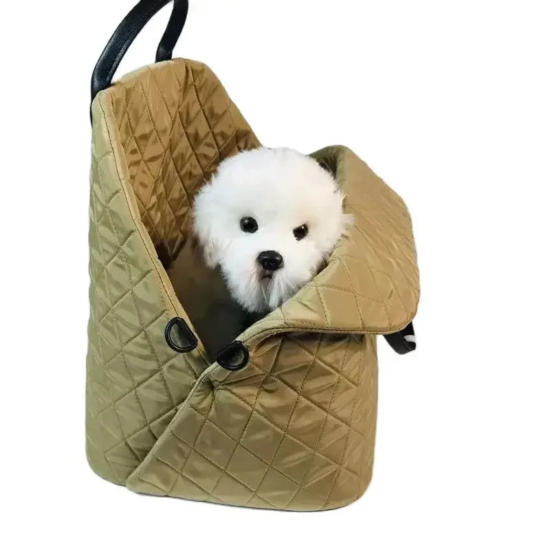 Sac de protection de siège de voiture pour chien et chat, sac de transport portable en tissu doux pour chien et chat, sac à bandoulière chaud de voyage pour chiens et chats, fournitures pour chiens