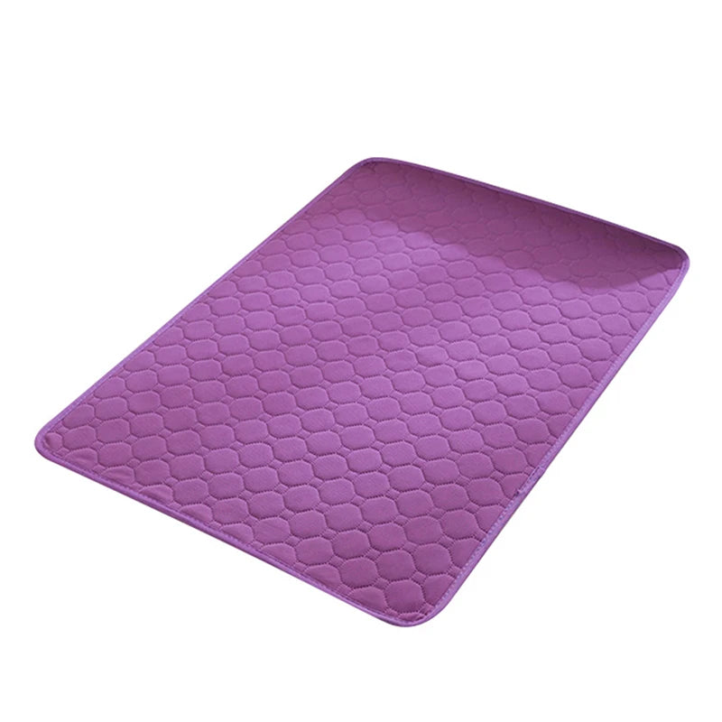 Reusable Dog Pee Pad Blanket Absorbent Diaper Washable Puppy Training Pad Pet Bed Urine Mat For Pet Car Seat Cover Pet Supplies