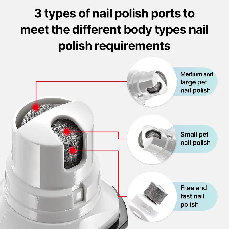 Fenice Pet Professional Electric Nail Grinder Suitable for Puppies, Cats, Large dogs, Home Beauticians use,Free Grinding Wheel