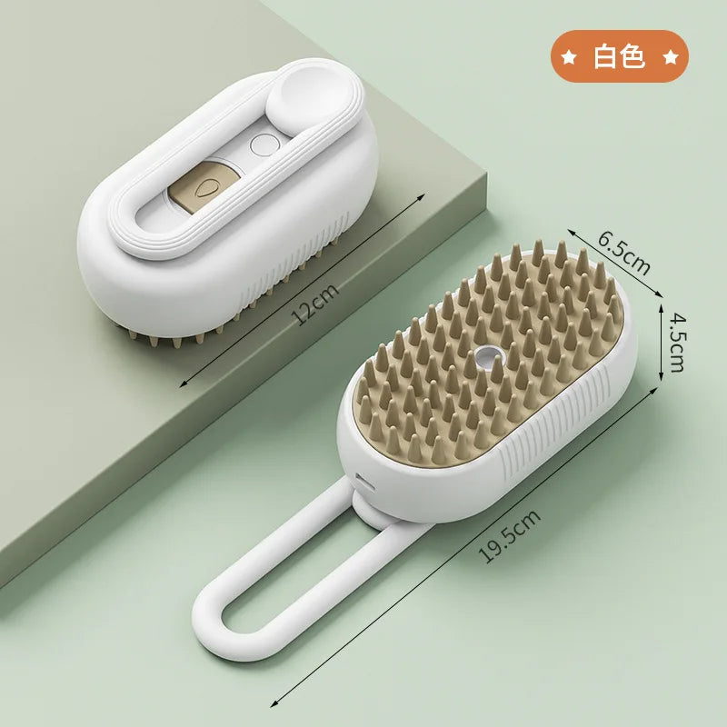 Cat Steam Brush Steamy Dog Brush 3 in 1 Electric Spray Cat Hair Brushes for Massage Pet Grooming Comb Hair Removal Combs