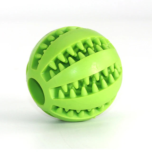 Silicone Pet Dog Toy Ball Interactive Bite-resistant Chew Toy for Small Dogs Tooth Cleaning Elasticity Ball Pet Products 5/6/7cm