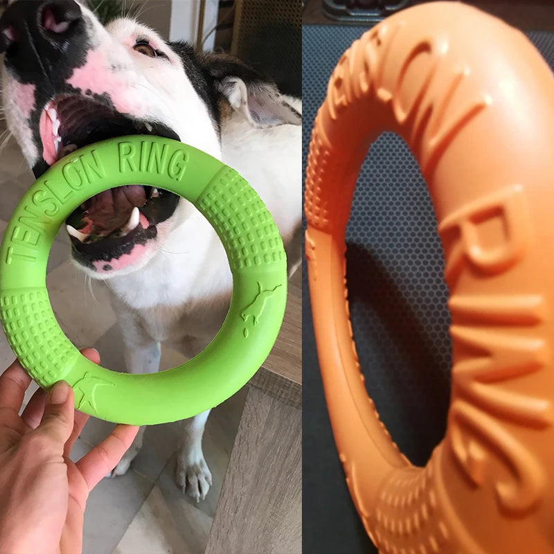 Dog Toy Training Ring Puller Puppy Flying Disk Chewing Toys Outdoor Interactive Toy Dog Game Playing Supplies Zabawki Dla Psa