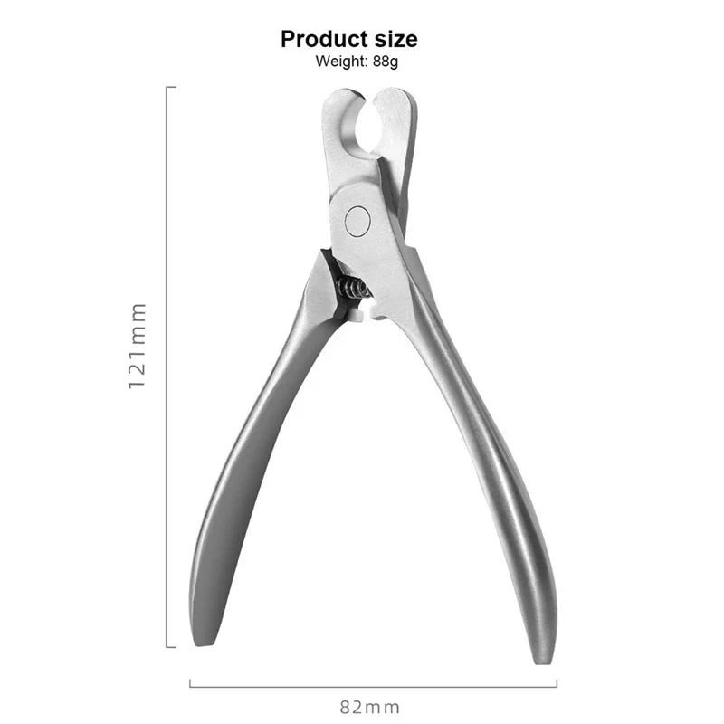 Professional Pet Nail Clipper Sharp Safety Animal Grooming Toe Trimmer Stainless Steels Finger Cutter for Dog and Cat