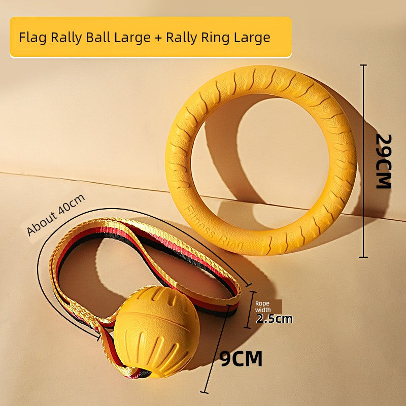 Toy Ball Bite-Resistant Relieving Stuffy Handy Gadget Pull Ring