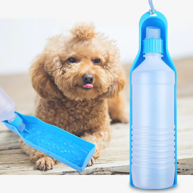 250Ml/500ML Dogs Go Out Kettle Drinker Portable Water Cup Drinking Water Feeder Pet Accopanying Cup Water Bottle Walking Dog Sup