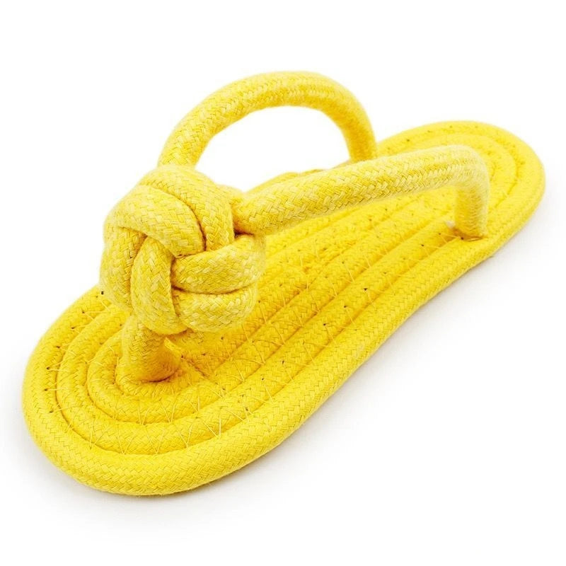 Divertido juguete masticable para perros, pantuflas de algodón, cuerda de juguete para perros pequeños y grandes, juguetes molares para entrenar los dientes de las mascotas, juguete interactivo para perros, accesorios para perros