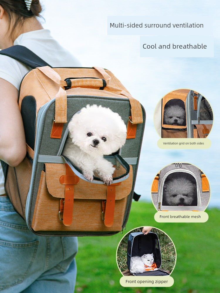 Portable Large Capacity Small Size Dogs Anti-Stress Breathable Dog Bag