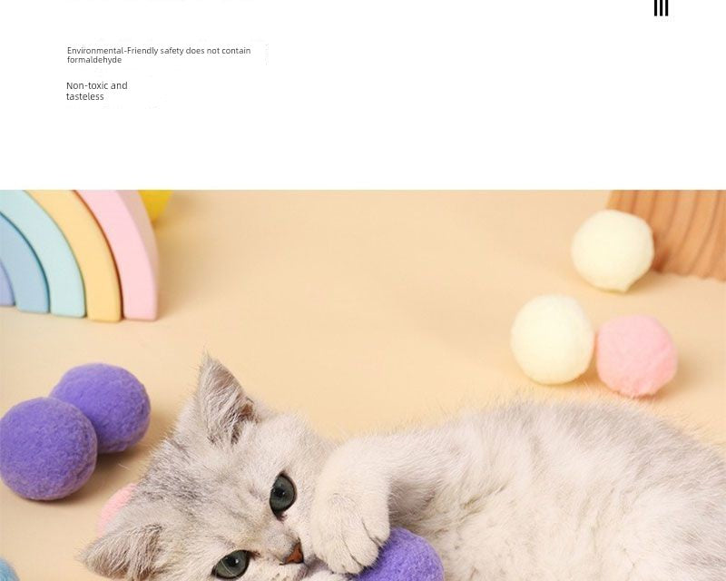 6cm Macaron Double Color Ball Large Scratch-Resistant Cat