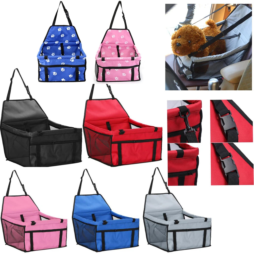 Pet Dog Carrier Car Seat Cover Pad Carry House Cat Puppy Bag Car Travel Folding Hammock Waterproof Dog Bag Basket Pet Carriers