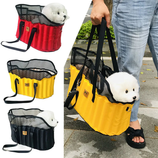 Carrier Tote Bag for Cat, Safety Dog Car Carrier Handbag Seat for Small Dogs Cat Portable Puppy Carrier Tote Safety Pet Booster