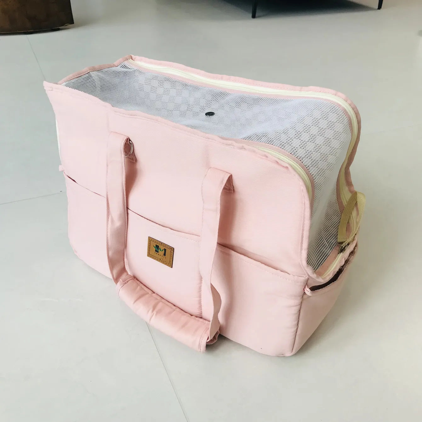 Portable Pet Travel Carrier Tote Bag for Cat, Breathable Dog Travel Bag Carrier Shoulder Bag Carrier Car Seat  bed safe Travel