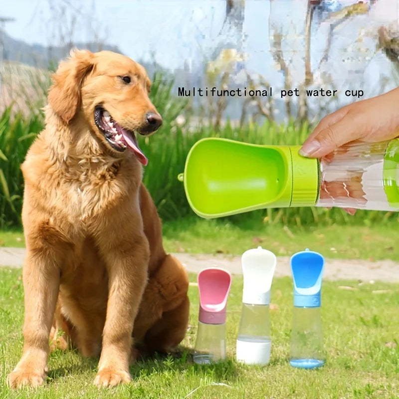 Portable Dog Water Bottle and Bowl Dispenser - Keep Your Pet Hydrated on the Go, Dog Outdoor Water Cup