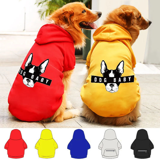 Dog Clothing Autumn Winter Dog Sweater Warm Pet Clothing Fadouke Clothing Fashion Brand Dog Coat Small Dog